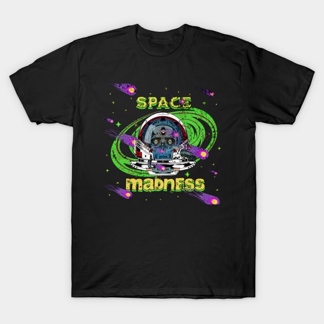 Space Madness (Calcium) T-Shirt by Sapient House